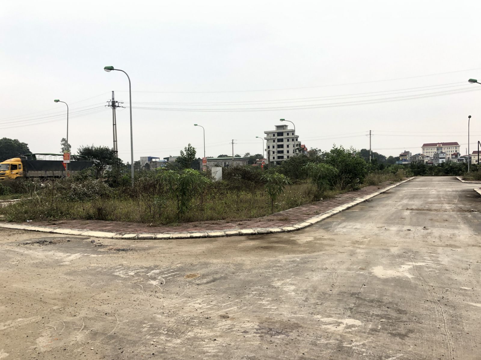 Hạ tầng khu đất đâu giá thôn Lương Xá xã Lưu Bạt huyện Ứng Hòa